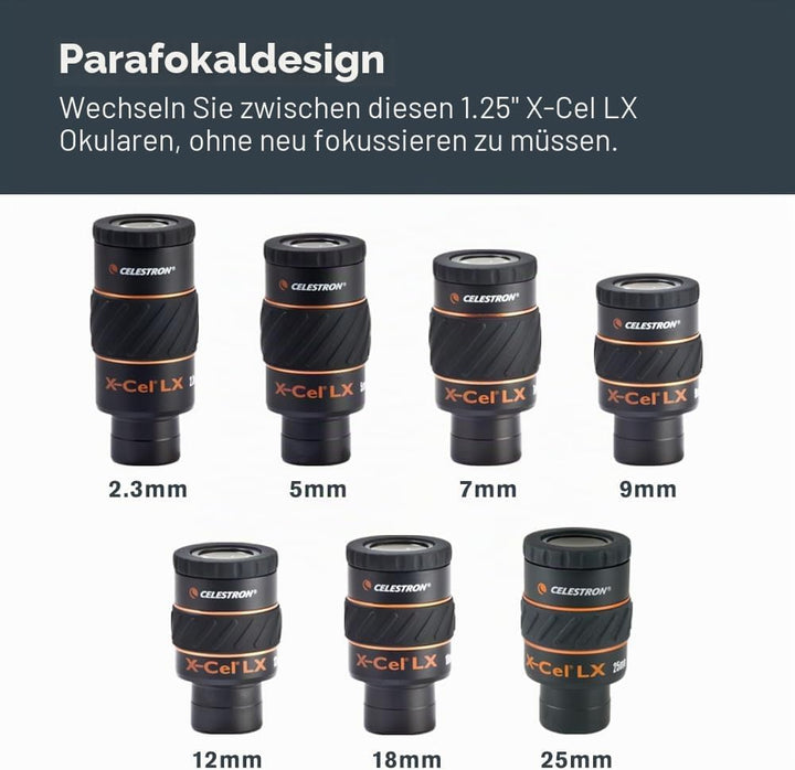 Celestron X-Cel LX Serie – 1,25&