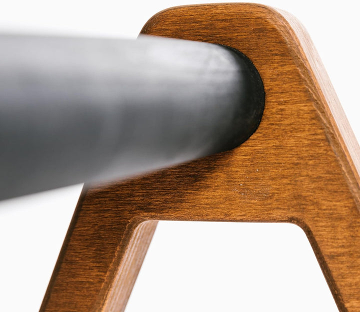 WOODPOWER® PowerBars Holz-Parallettes für Liegestütze, Liegestützgriffe Holz, Handstände, Yoga & Cal