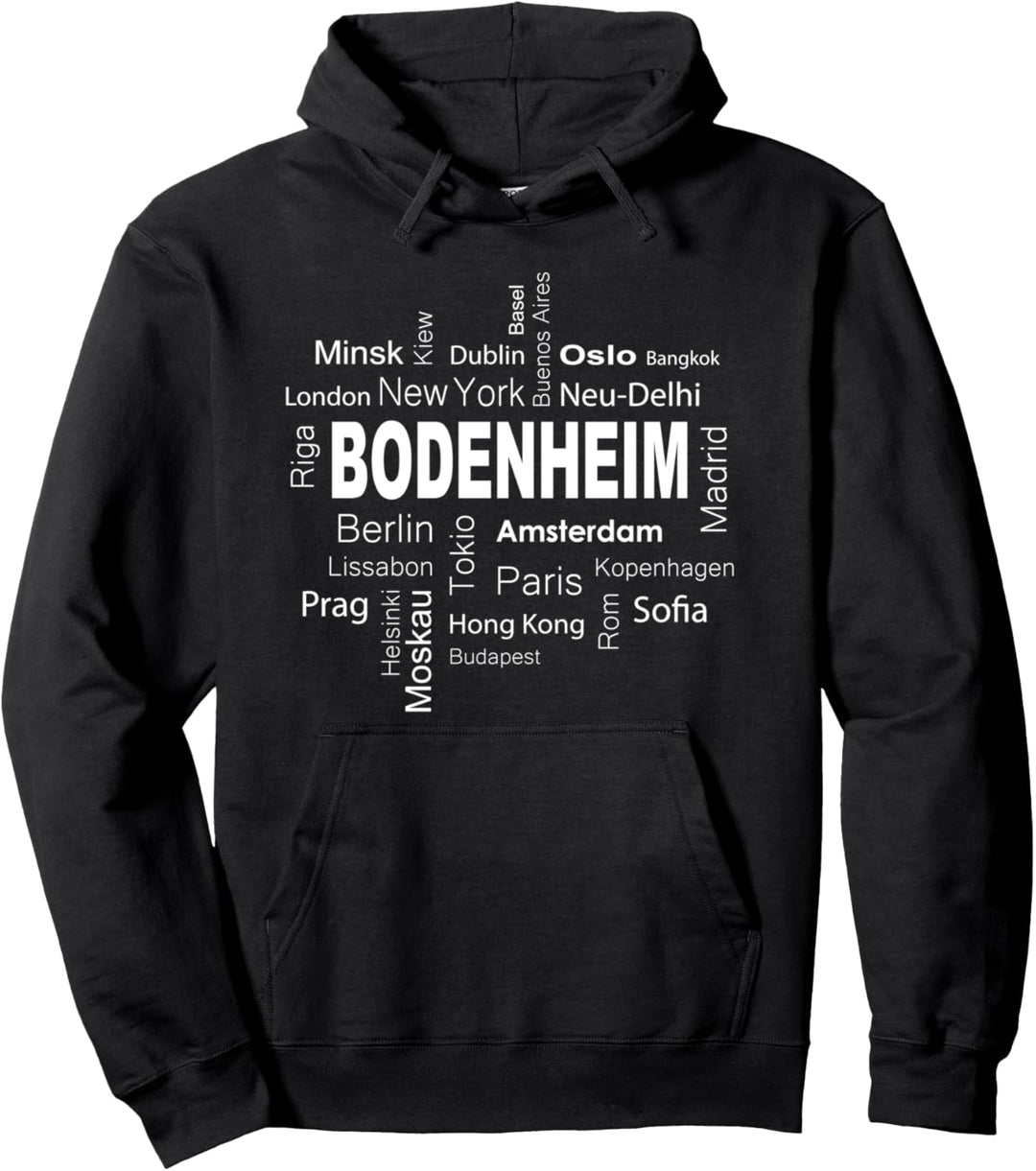 Bodenheim - New York - Berlin - Bodenheim meine Hauptstadt Pullover Hoodie
