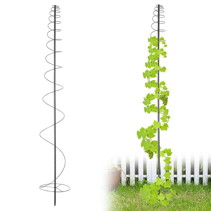 Garten Rankhilfe aus Metall Rankgitter, 120cm 2 Stück Pflanzen Rankhilfe Metall Garten Rankgitter fü