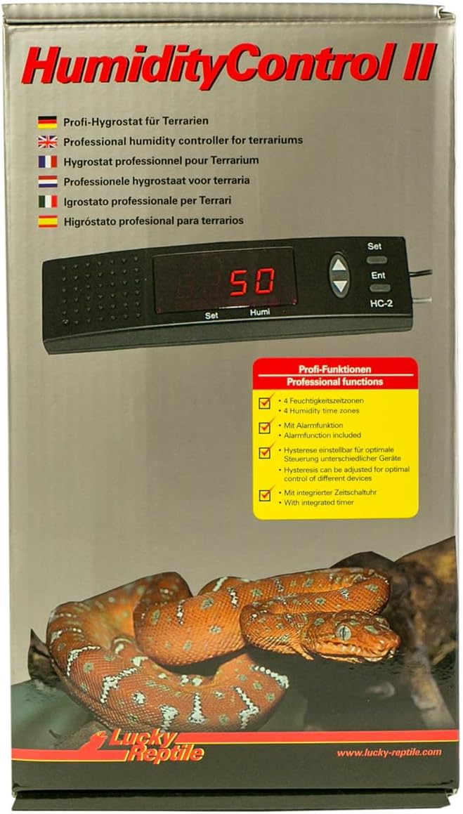 Lucky Reptile HC-2 Humidity Control II, Hygrostat für Terrarien, ca. 8x3x17 cm, ca. 8x3x17 cm