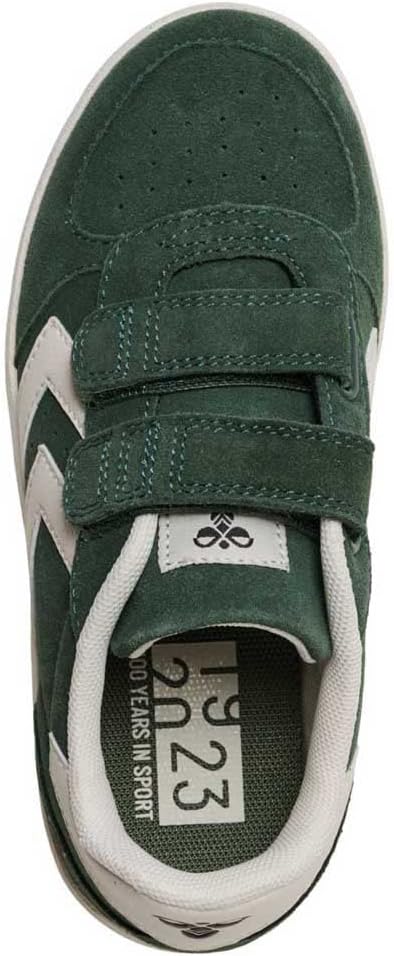 hummel Klettverschluss Sneaker Low Victory Suede Kinder Grösse 19 EU Pineneedle, 19 EU Pineneedle