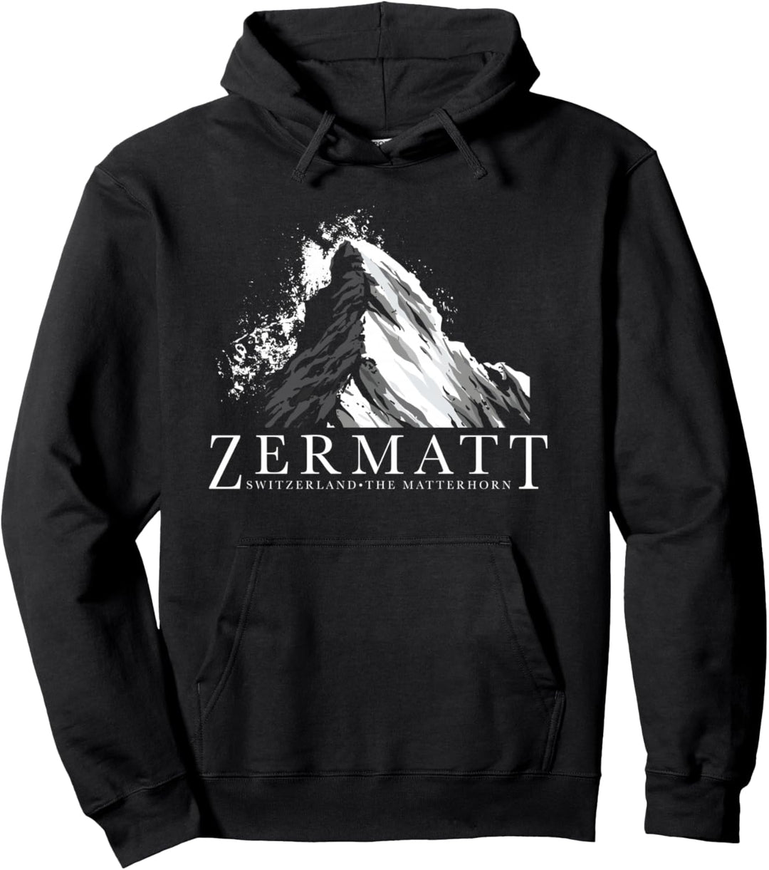 Schweiz Das Matterhorn Zermatt Pullover Hoodie