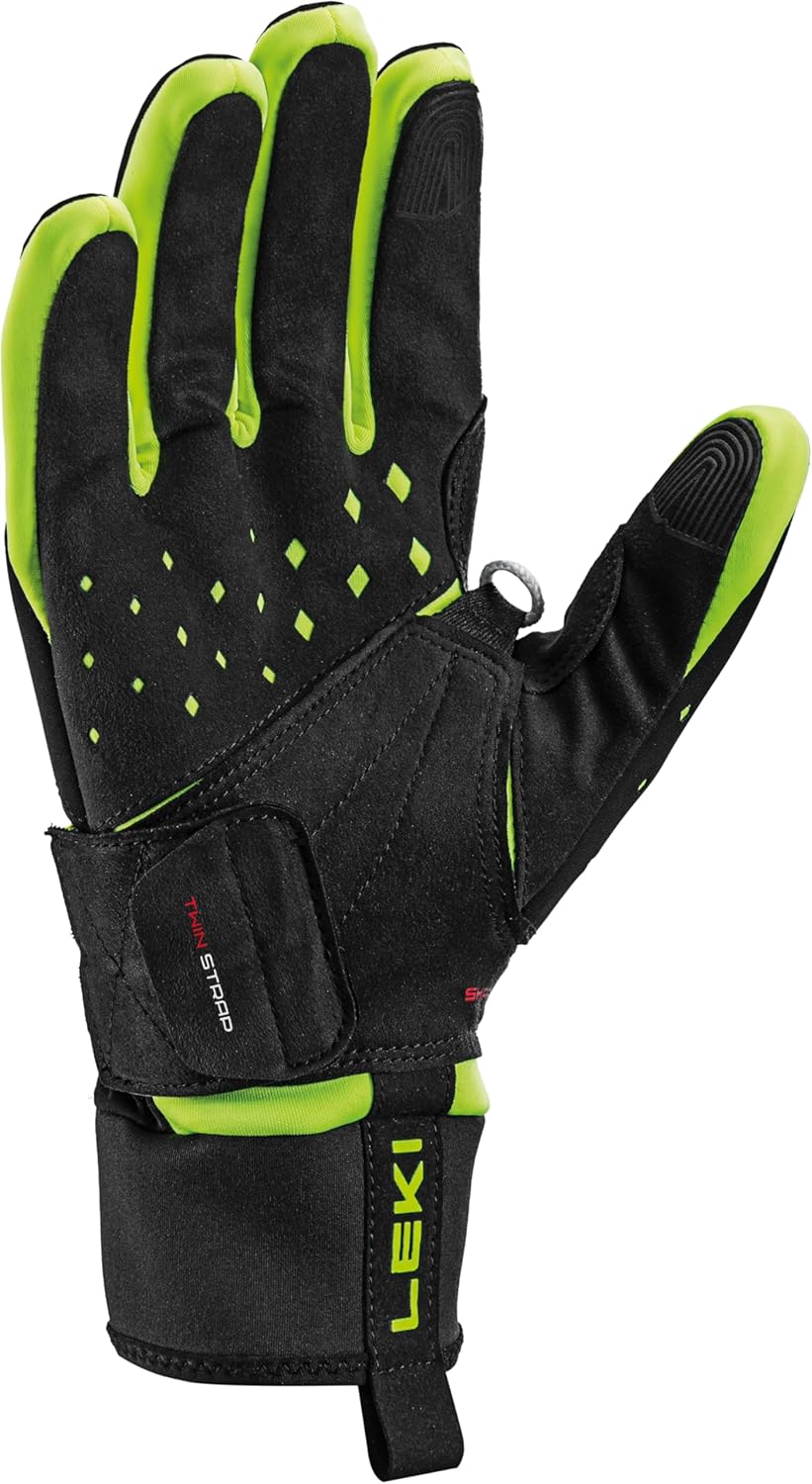 LEKI HRC Race Shark Handschuhe EU 8 black-neon yellow, EU 8 black-neon yellow