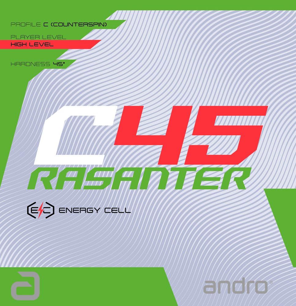 Andro Belag Rasanter C45 rot 2,3 mm, rot 2,3 mm