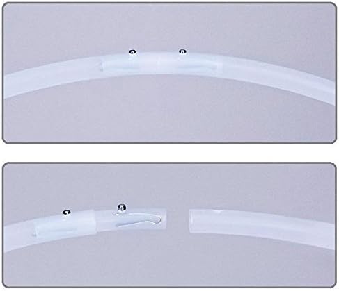 Hula Hoop Rohling, PP (Polypropylen) 16mm, Transparent, Ø50/60/70/80/90/100cm durchsichtig Ø90cm, du