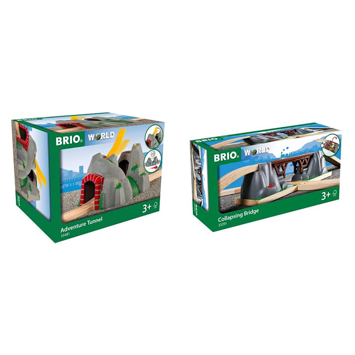 BRIO World 33481 Magischer Tunnel – Eisenbahnzubehör für die BRIO Holzeisenbahn – Kleinkinderspielze