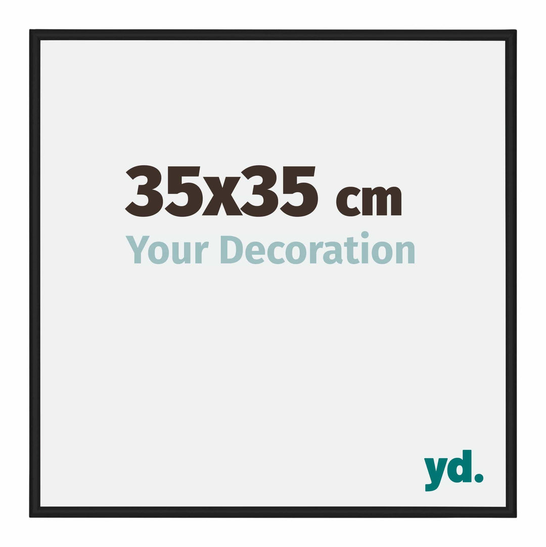 yd. Your Decoration - Bilderrahmen 35x35 cm - Bilderrahmen aus Aluminium mit Acrylglas - Antireflex