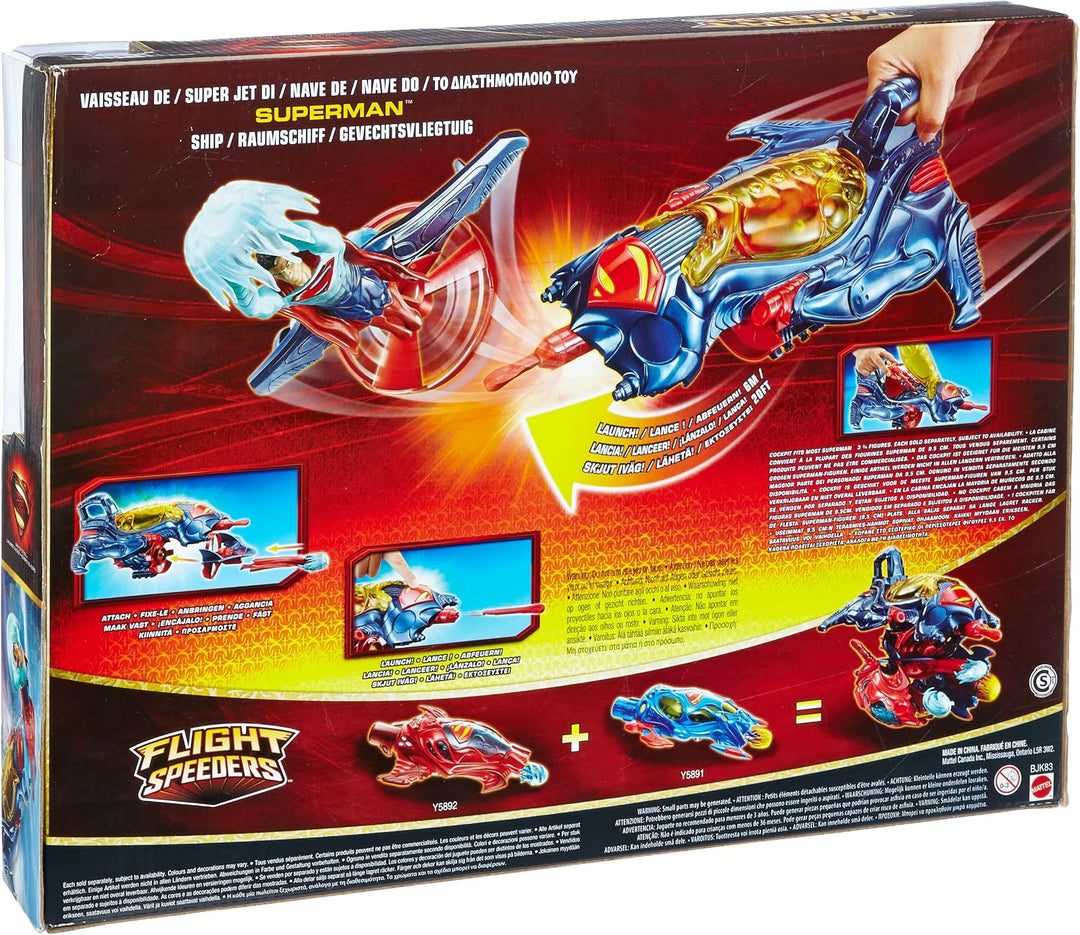 Mattel BJK83 - Superman Flight Speeders Supermans Raumschiff