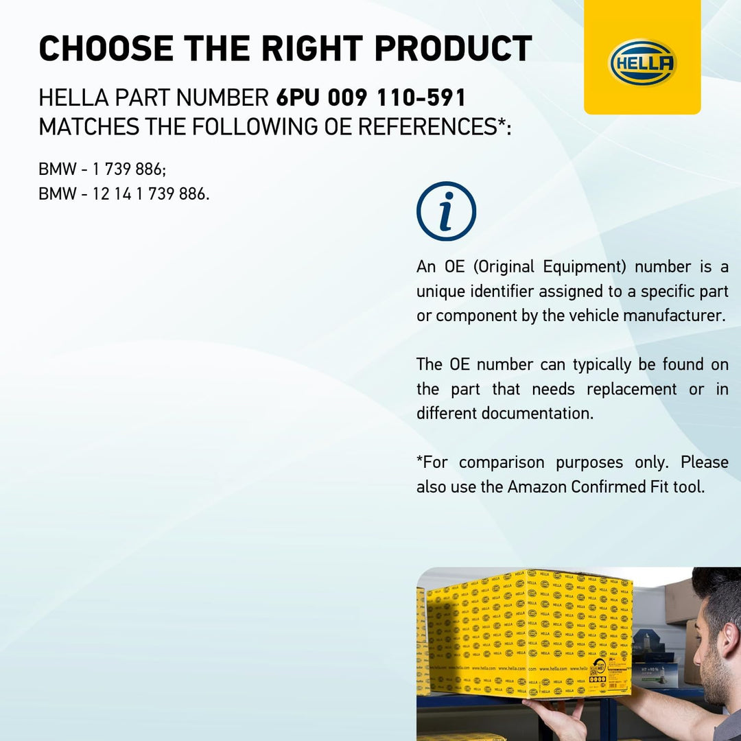 HELLA 6PU 009 110-591 Impulsgeber, Kurbelwelle - 12V - 3-polig - Kabel: 890mm