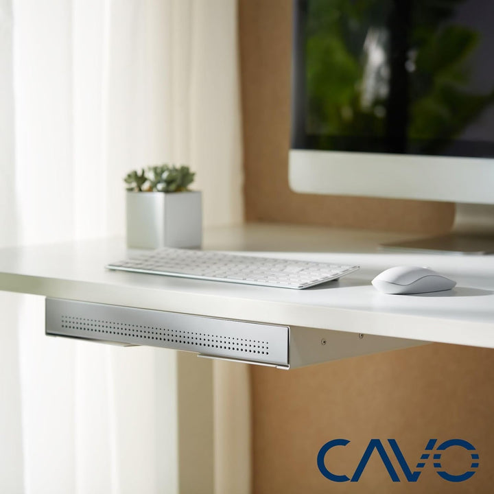 CAVO Dokumentenschublade aus Stahl 410 x 272 mm grau, Schreibtischschublade Unterbauschublade, 410 x
