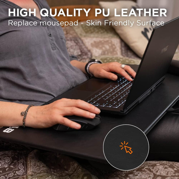 THE G-LAB K-Board Cadmium Laptopablage mit XXL-Kissen, Ideal für Home Office/Gaming für Bett oder So