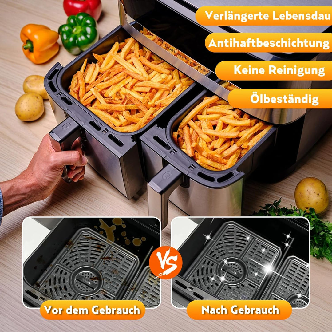 Ninja Heissluftfritteuse Zubehör, Airfryer Zubehör für Ninja Foodi Max Dual Zone Heissluftfritteuse