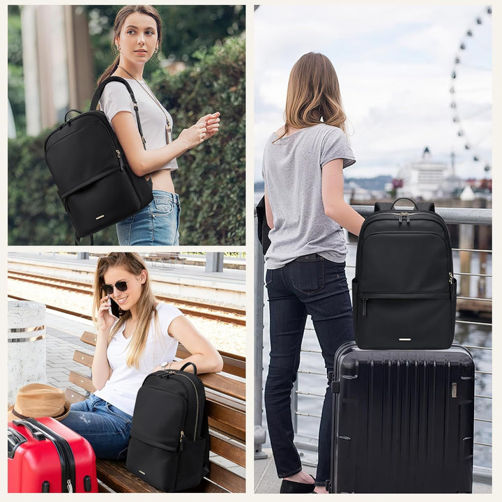 GOLF SUPAGS Laptop Rucksack für Damen Casual Daypack für Arbeit Reisen College Schulrucksack Handtas