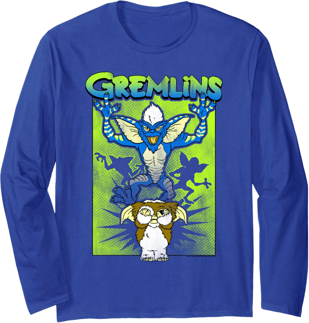 Gremlins Stripe and Gizmo Be Afraid Langarmshirt