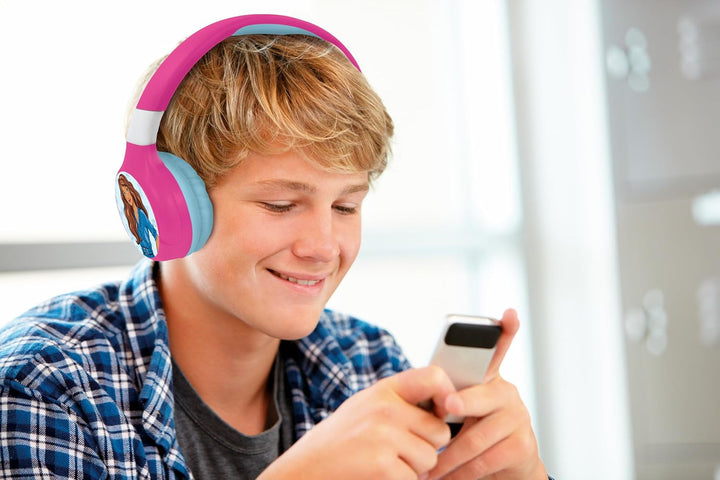 Lexibook - Mattel Barbie -2-in-1-Audio-Headset Bluetooth & Kabelgebunden mit Mikrofon und Steuertast