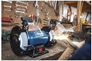 Scheppach Schleifgerät/Doppelschleifer SM150L | Schruppscheibe, Schlichtscheibe, Schleifstein | 400