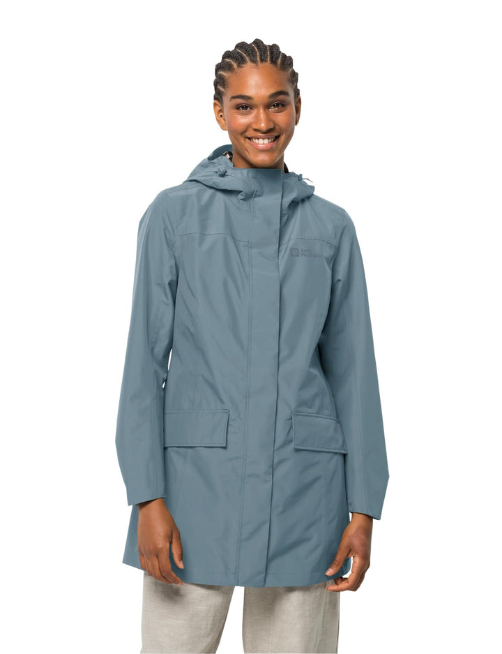 Jack Wolfskin Damen Cape York Paradise Coat W Mantel, citadel