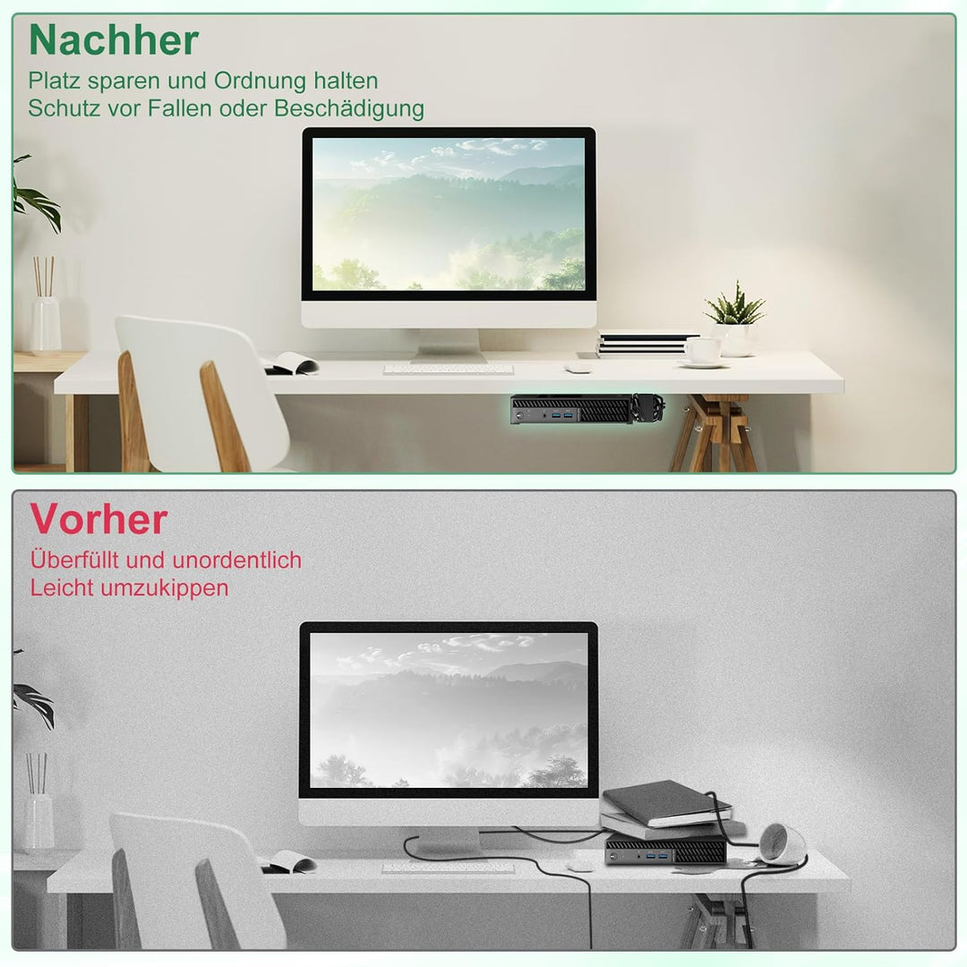 Halterung für Dell Optiplex Micro Mini PC Halterung VESA/Wand /Unter Schreibtisch Halterung für Dell