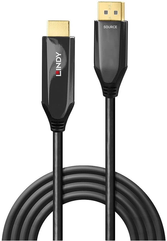 LINDY Active DisplayPort 1.4 auf HDMI 8K60 Kabel, 2 m