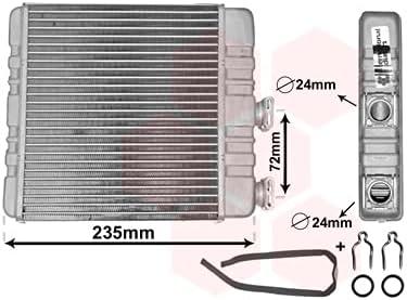VAN WEZEL 37006321 Wärmetauscher, Innenraumheizung