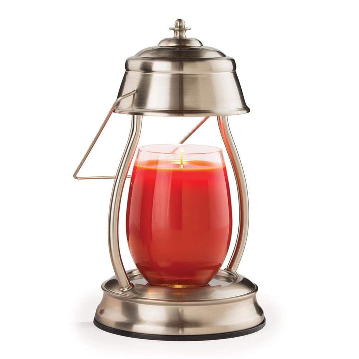 Candle Warmers Hurricane Laterne Kerzenwärmer silber nickel