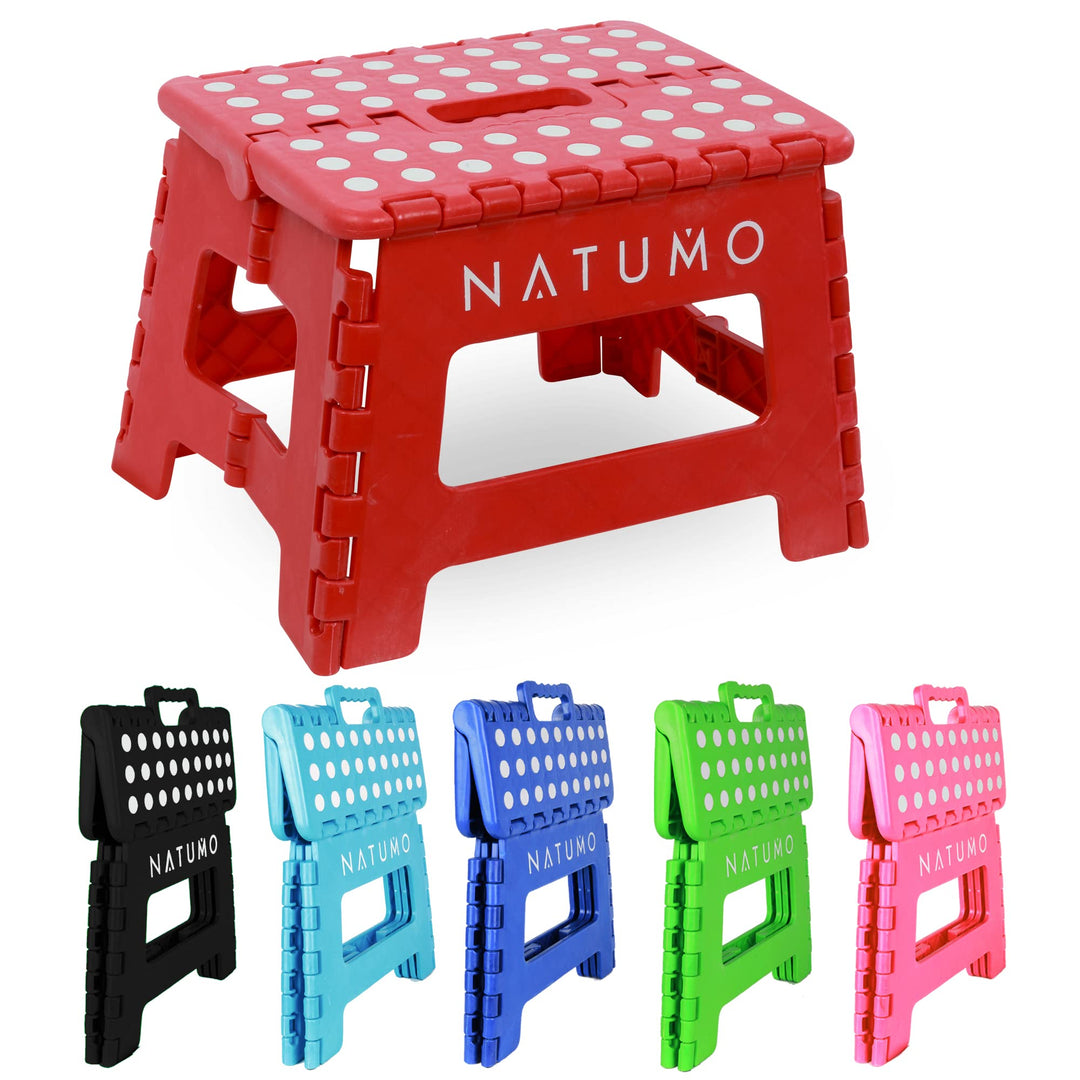NATUMO® Tritthocker Kinder, Klapphocker faltbar, Leichter und Rutschfester Kinder Hocker Bad & Toile