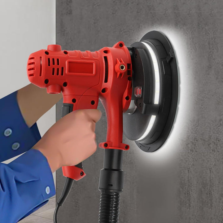 Schleifer Schleifmaschine Trockenbau Wand Decke Gips Putz 800 W Licht
