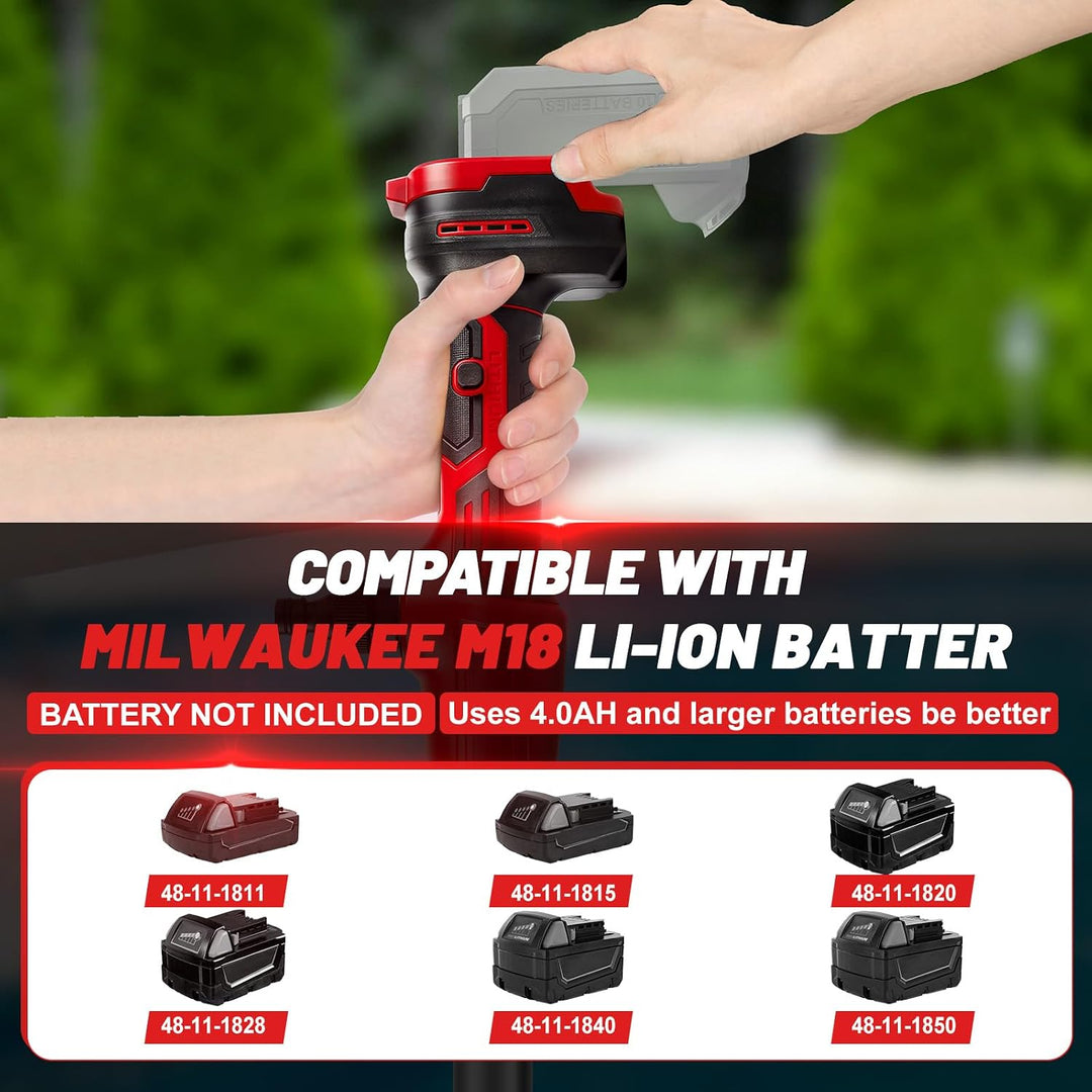 Akku-Regenfasspumpe 50 l/min für Milwaukee 18V-Akku (ohne Batterie)