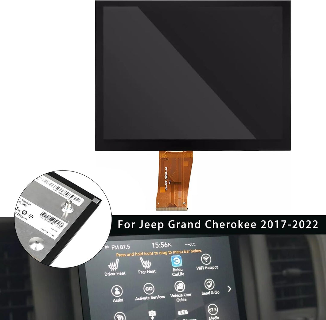 Areyourshop 8,4″ Uconnect LCD Navigation Ersatzdisplay LA084X01(SL)(01) LA084X01(SL)(02) für Jeep Gr