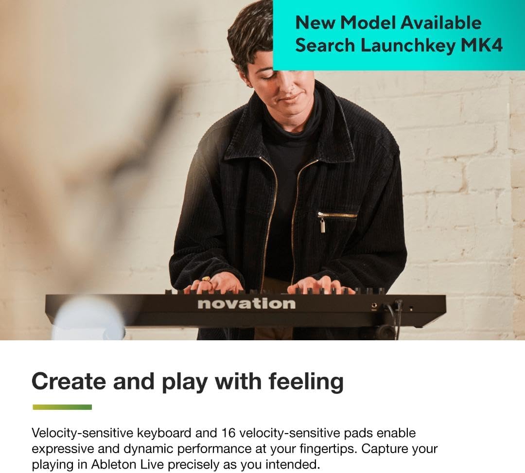 Novation Launchkey 61 [MK3] MIDI-Controller-Keyboard – Nahtlose Integration in Ableton Live. Akkordm