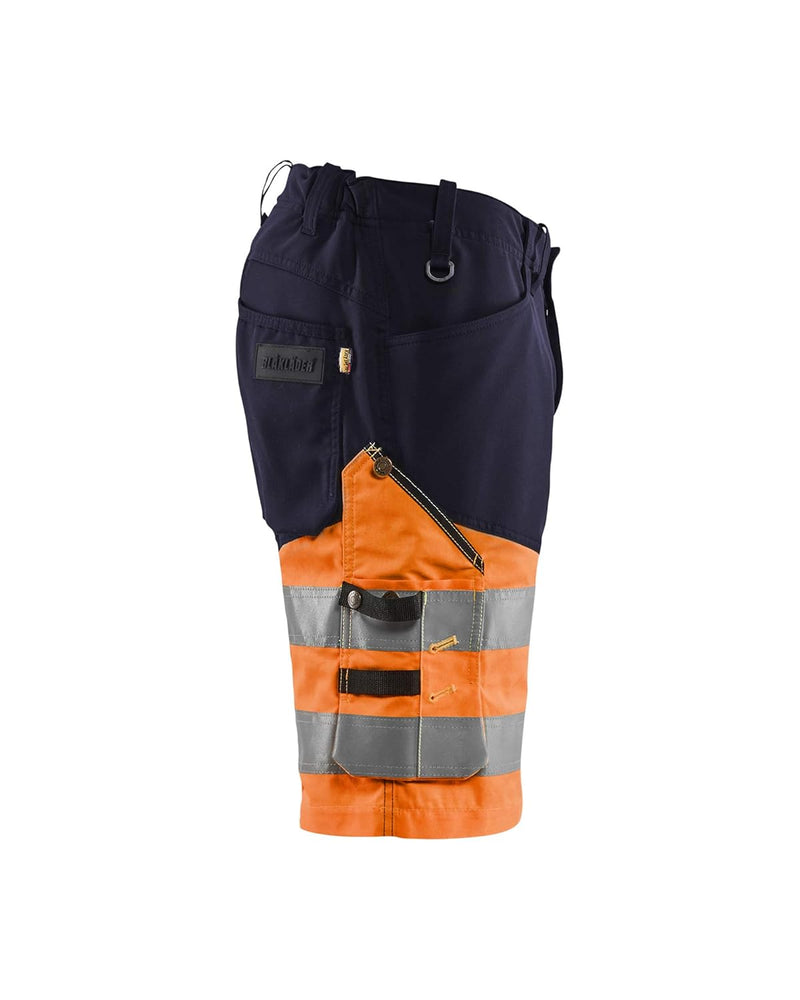 Blaklader 154118118953C48 Hochviskose Shorts mit Dehnung, Marineblau/Orange, Grösse C48 C48 Marinebl