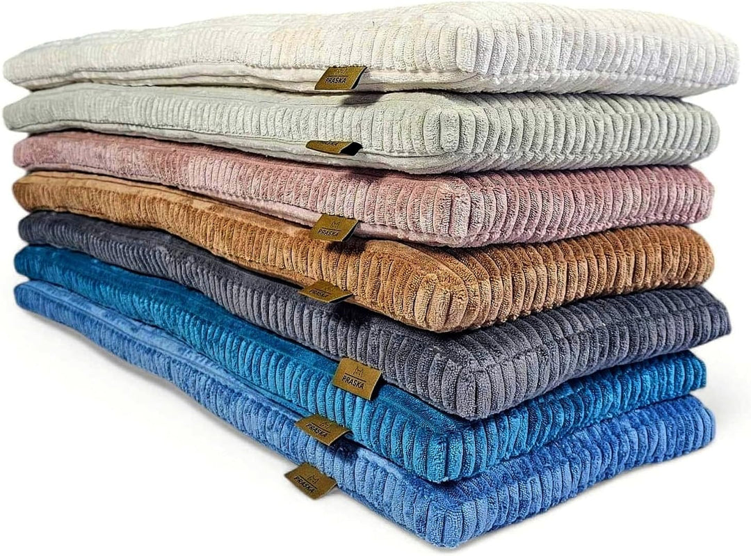 PRASKA® Katzen Fensterliege 140x28cm Weiches Katzenbett für die Fensterbank Schokoladig - Premium Fe