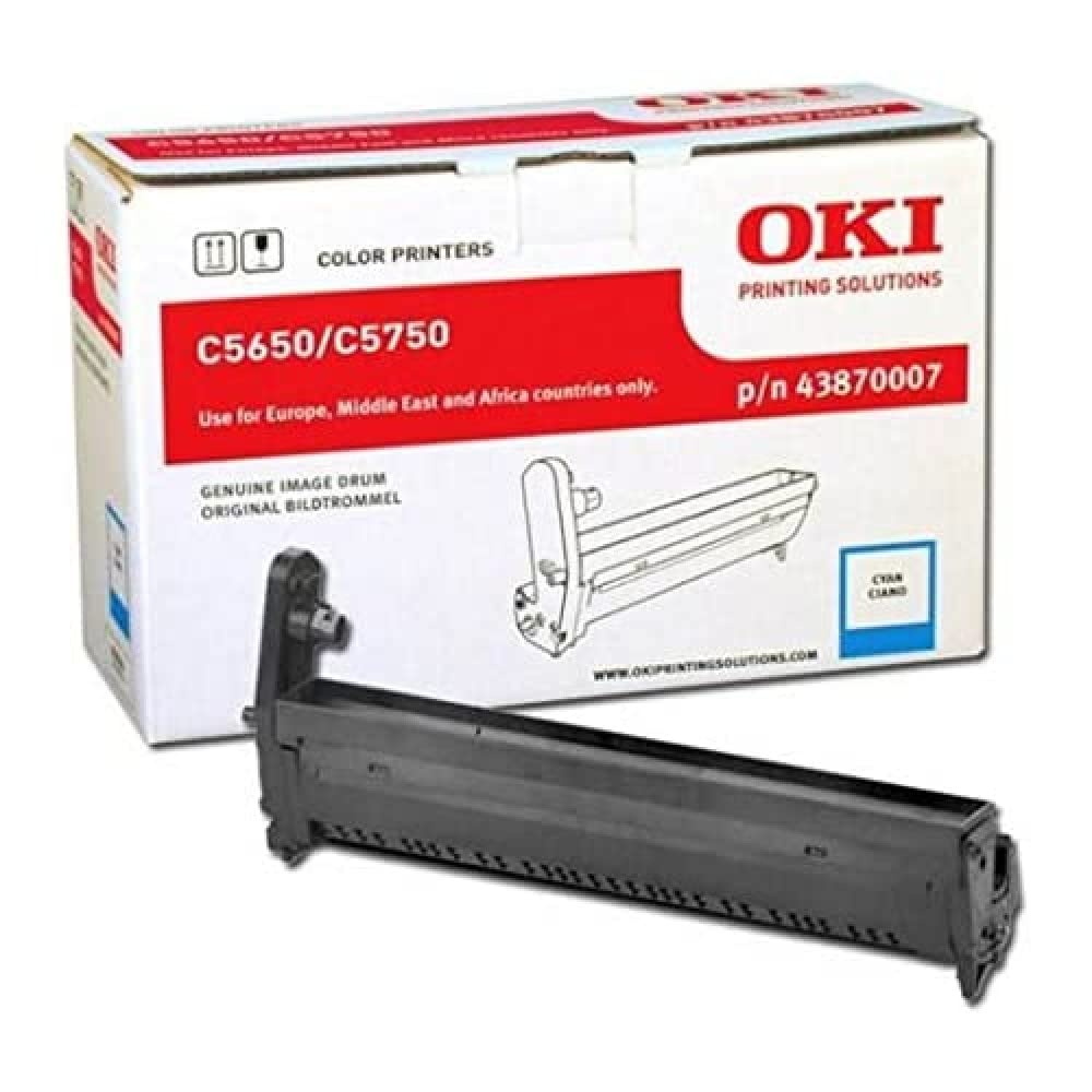 OKI 43870007 C5650, C5750 Trommel 20.000 Seiten, cyan