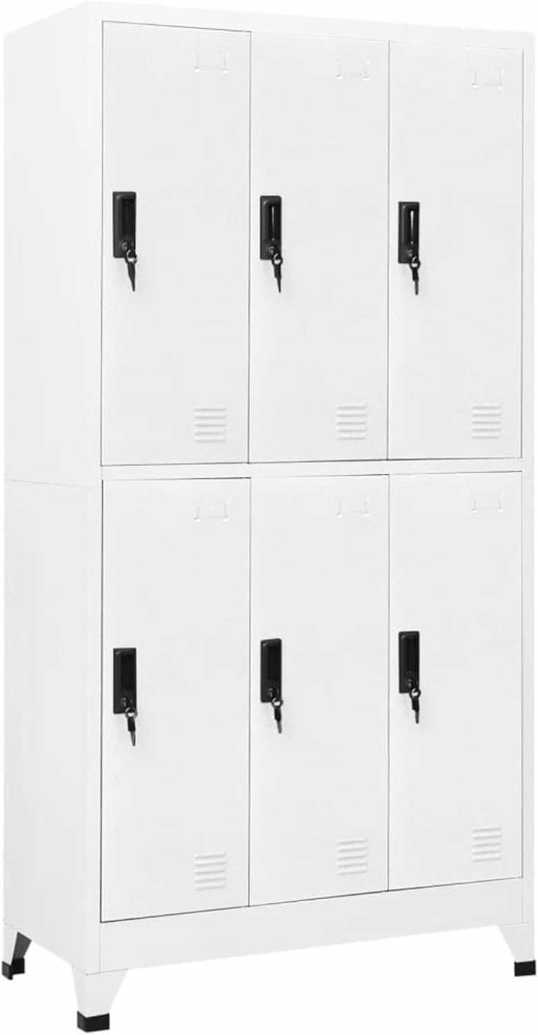 Susany Schliessfachschrank Lagerschrank Stahlschrank Schrank Aktenschrank Fächerschrank Aufbewahrung