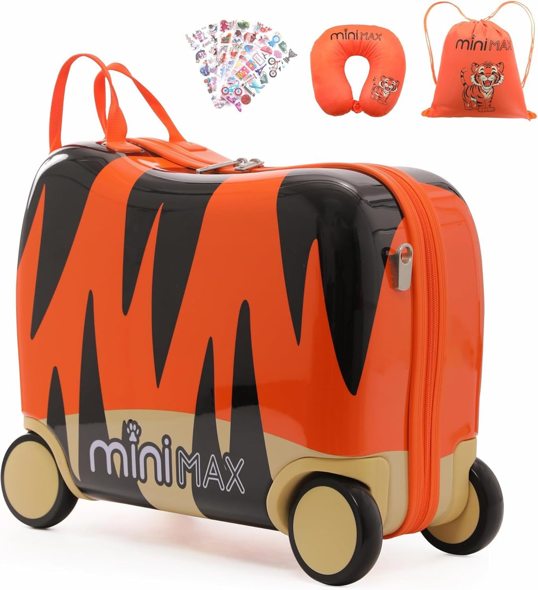 Minimax Kinderkoffer Hartschale Handgepäckkoffer Kofferset 45x36x20cm für Kinder Jungen und Mädchen