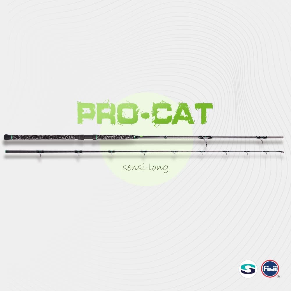 Zeck Pro Cat Sensi long 320cm 350g - Wallerrute zum Abspannen auf Welse, Welsrute zum Werfen von U-P