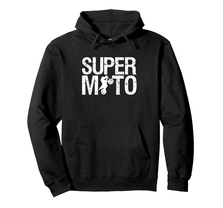 Supermoto Motocross Dirt Bike Pullover Hoodie
