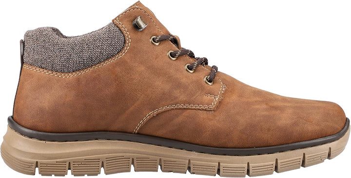 Rieker Herren Bequemschuhe B5632, Männer Schnürhalbschuhe 41 EU Braun, 41 EU Braun