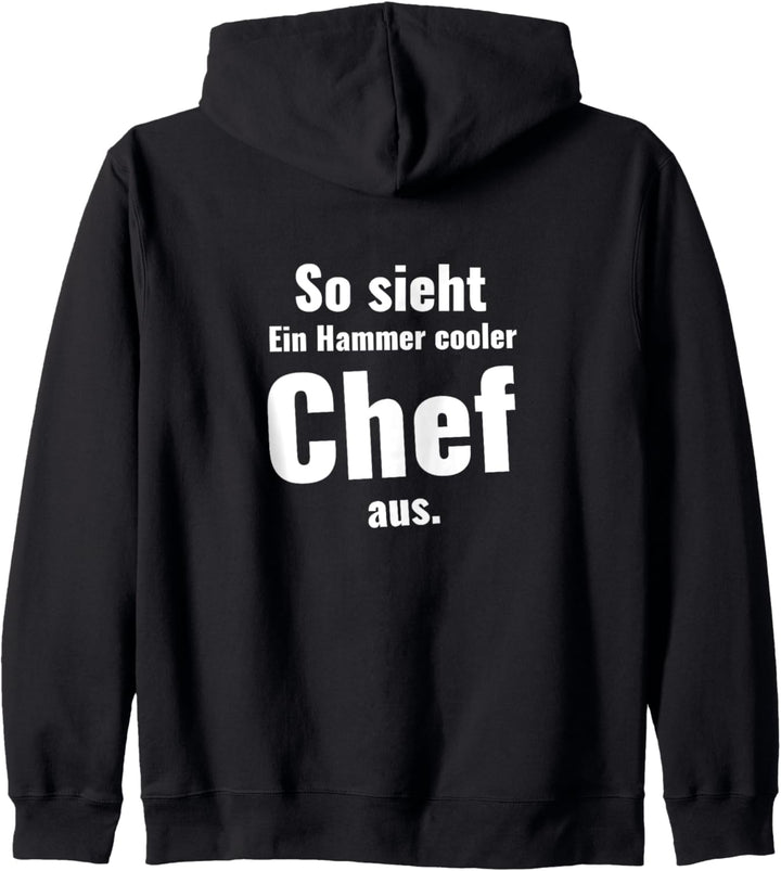 Chef Sprüche Cooler Cheffe Geschenke Arbeitgeber Cheffin Kapuzenjacke