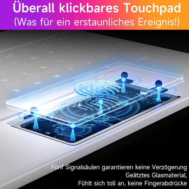 HOU iPad air 6 Tastatur für iPad Air 5 Hülle mit Tastatur（Air 11 Zoll &amp; Air 4）, für iPad Pro 11 Hüll