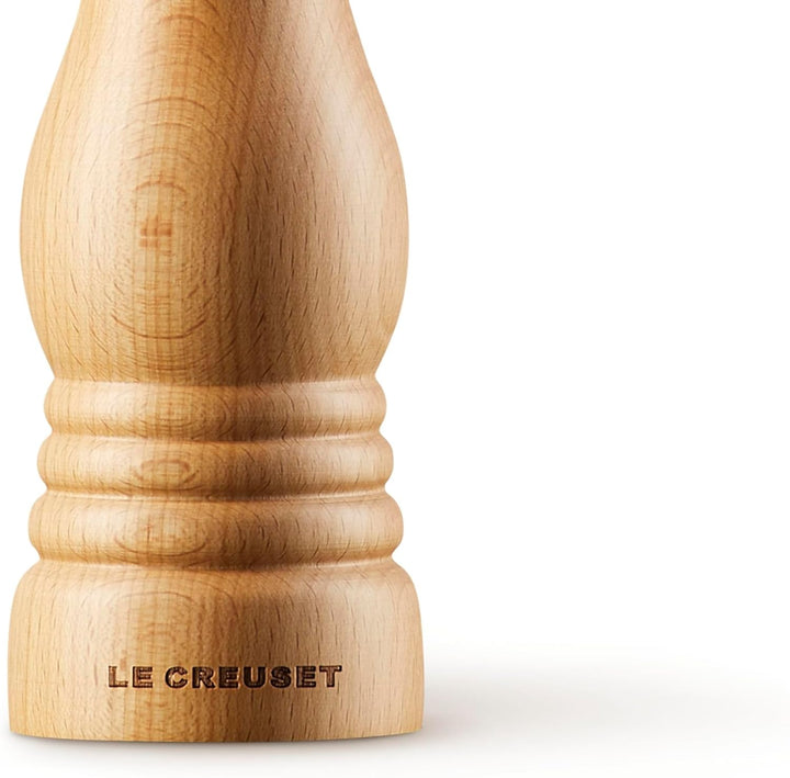Le Creuset Salzmühle, ABS-Kunststoff, 6,2 x 6,2 x 20,8 cm, Keramik-Mahlwerk, Buche, 96002000687000 S