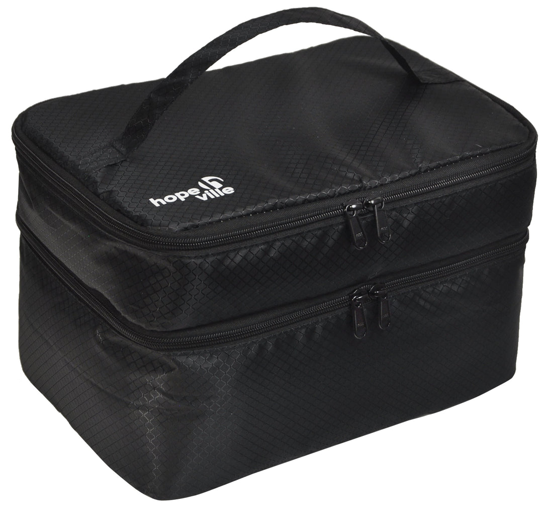 Extra grosser Reise Organizer für Damen, Premium Kosmetiktasche und Kulturtasche für Unterwäsche, Ko