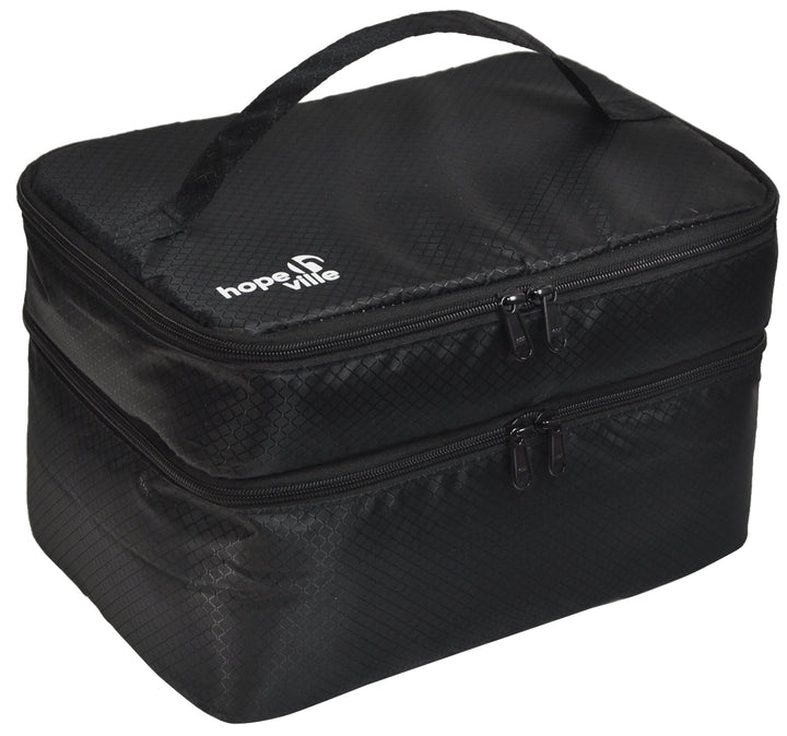 Extra grosser Reise Organizer für Damen, Premium Kosmetiktasche und Kulturtasche für Unterwäsche, Ko