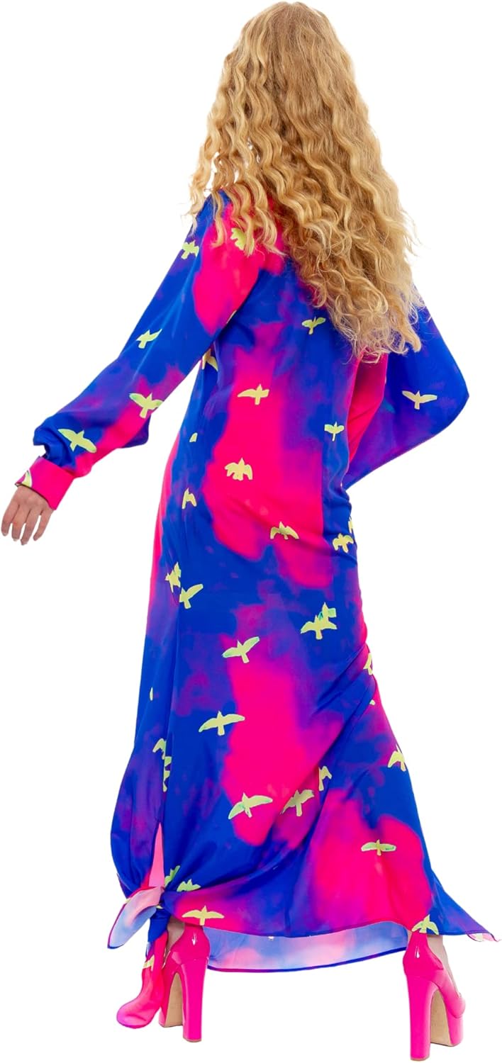 CHAOUICHE Damen Dayo Kleid Vogel-druck M, Vogel-druck M
