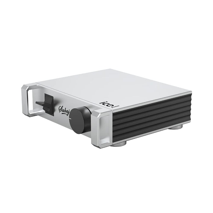 SABAJ A5 Leistungsverstärker mit zwei analogen Eingängen, ICEpower-Modul im Retro-Look, RCA*2-Eingan