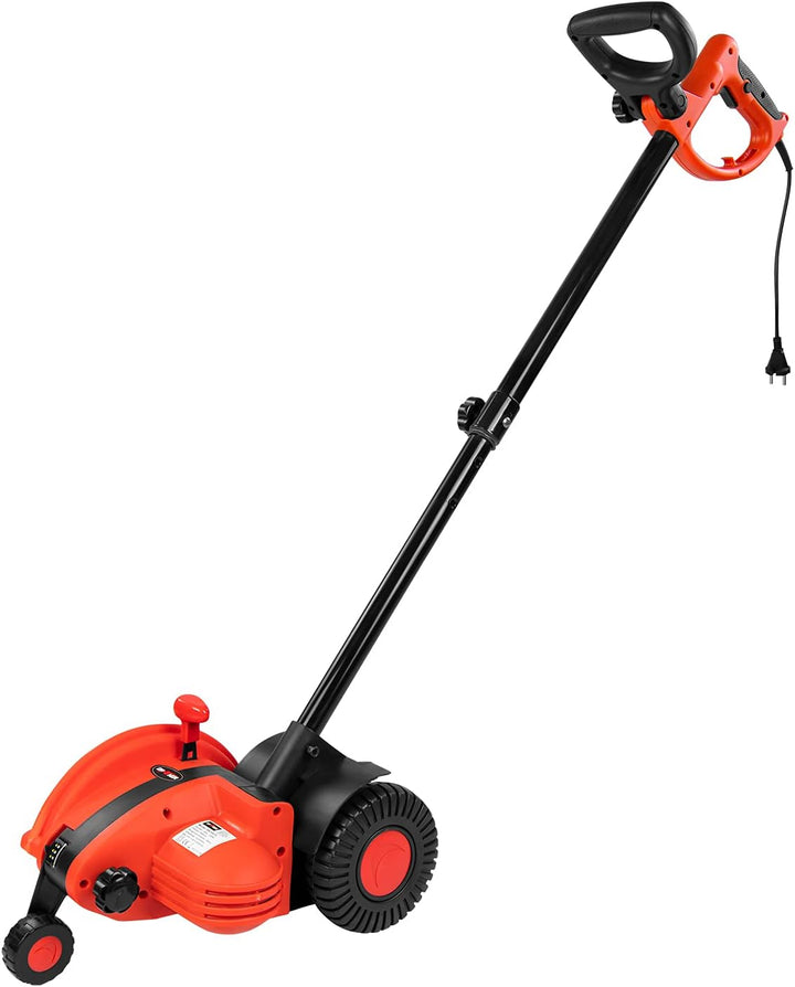 Grafner 2in1 Rasenkantenschneider und Fugenbürste, mit Messer und Bürste, ergonomischer Teleskopstie