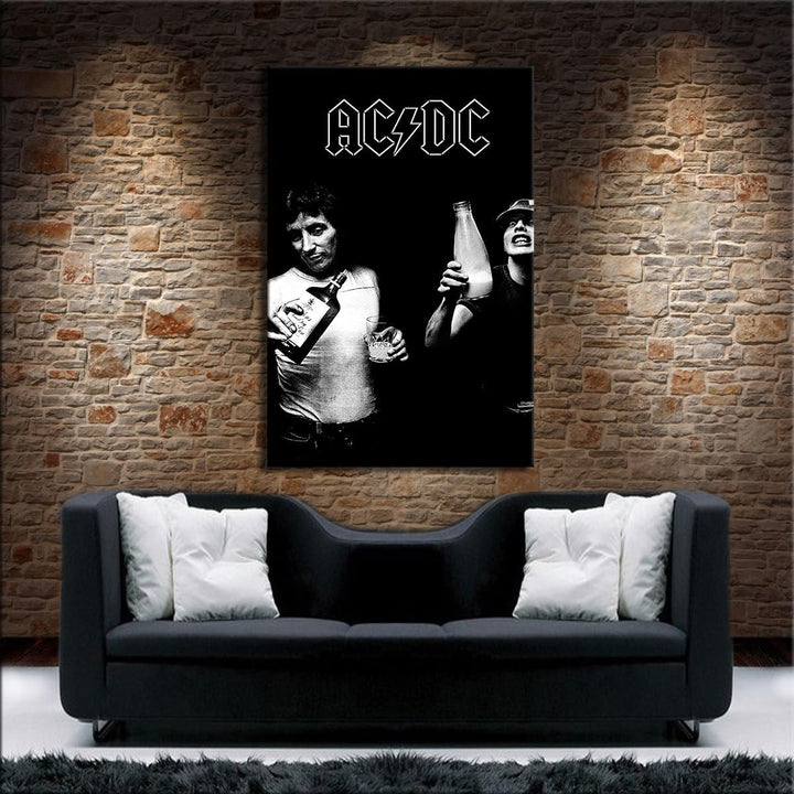 Myartstyle - Bilder Depeche Mode Band 115 x 75 cm Leinwandbild XXL - Wandbild 1 Teilig - Gerahmter K