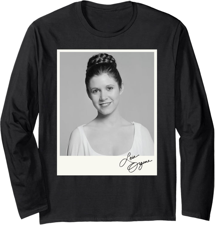 Star Wars Classic Princess Leia Headshot Photo Langarmshirt