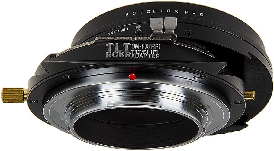 Fotodiox Pro TLT ROKR Tilt/Shift Lens Adapter Compatible with Olympus OM 35mm Film Lenses on Fujifil